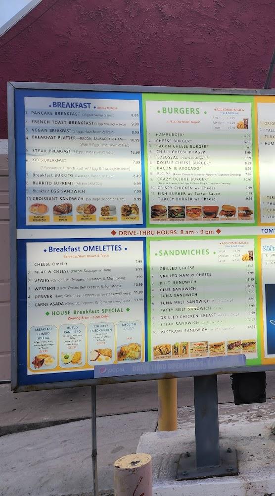 Tom's Burger & Philly Steak Subs Menu image 4